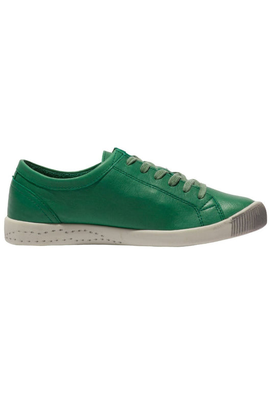 softinos Sneaker Leder Grün/Kombi