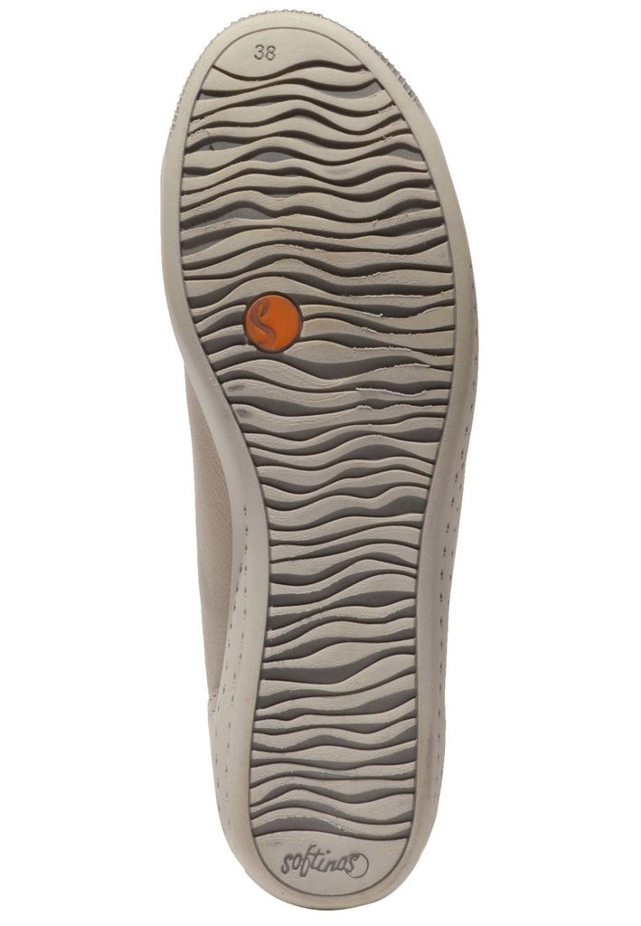 softinos Sneaker Leder Hellgrau