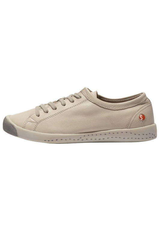 softinos Sneaker Leder Hellgrau