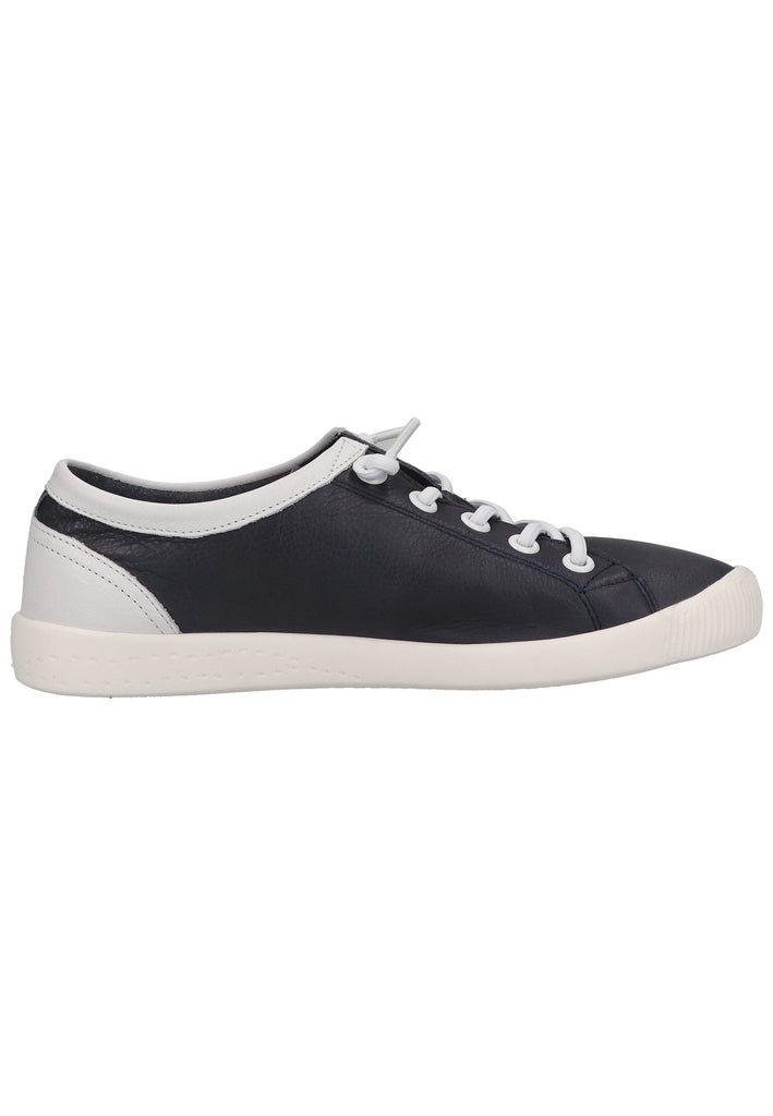 softinos Sneaker Leder Navy/Weiß