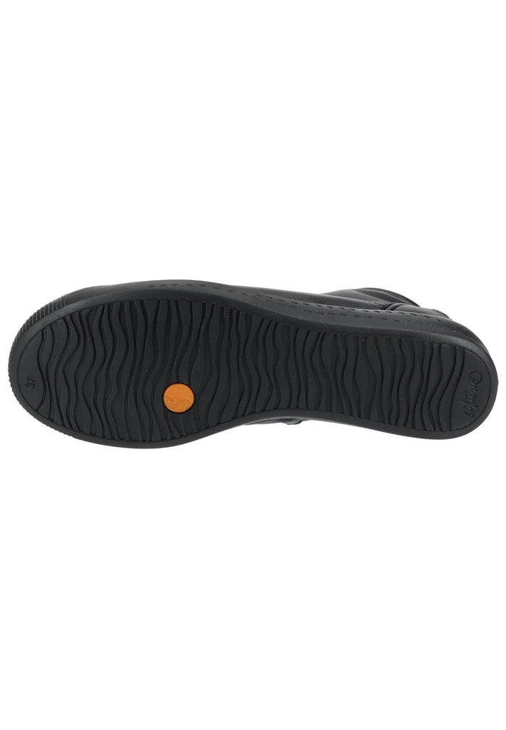 softinos Sneaker Leder Schwarz