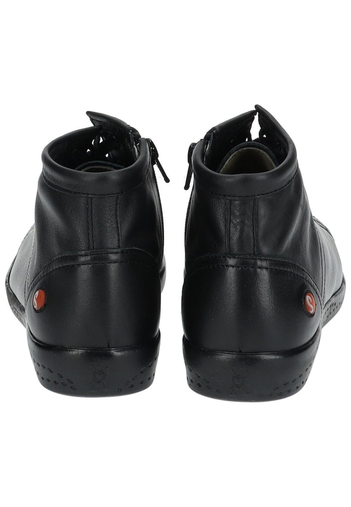 softinos Sneaker Leder Schwarz