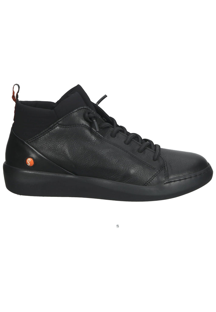 softinos Sneaker Leder Schwarz