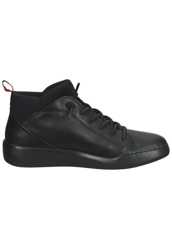 softinos Sneaker Leder Schwarz
