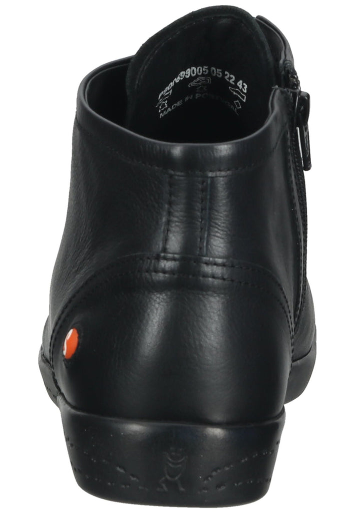 softinos Sneaker Leder Schwarz