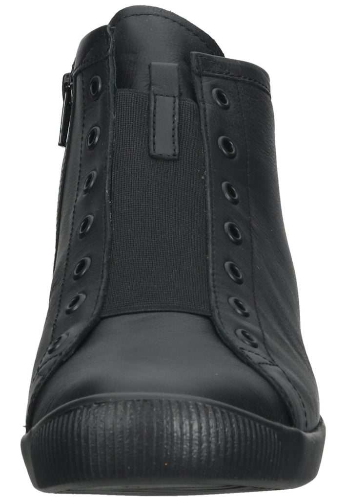 softinos Sneaker Leder Schwarz