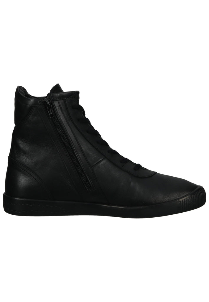 softinos Sneaker Leder Schwarz