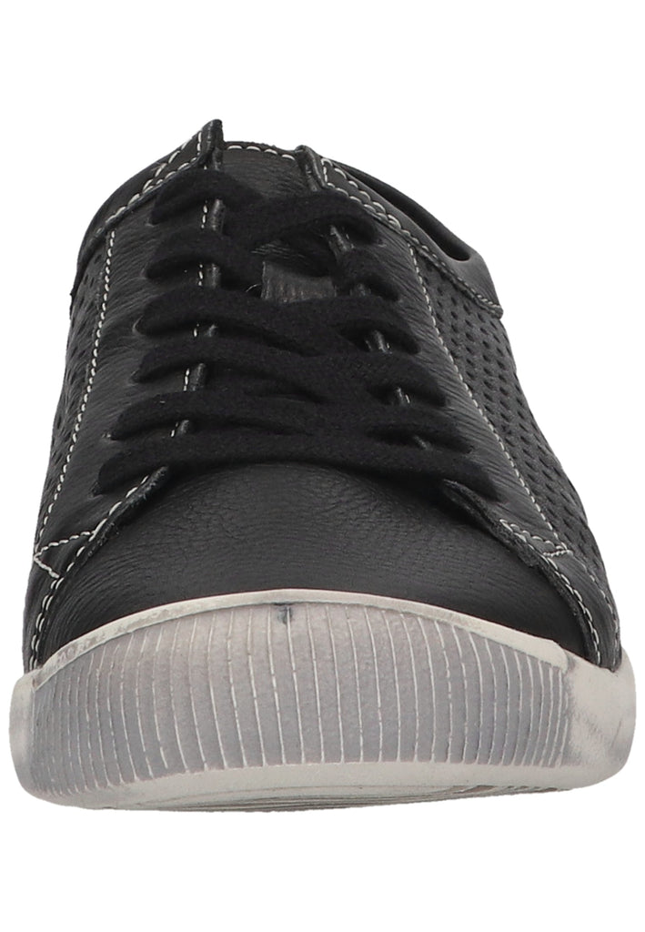 softinos Sneaker Leder Schwarz