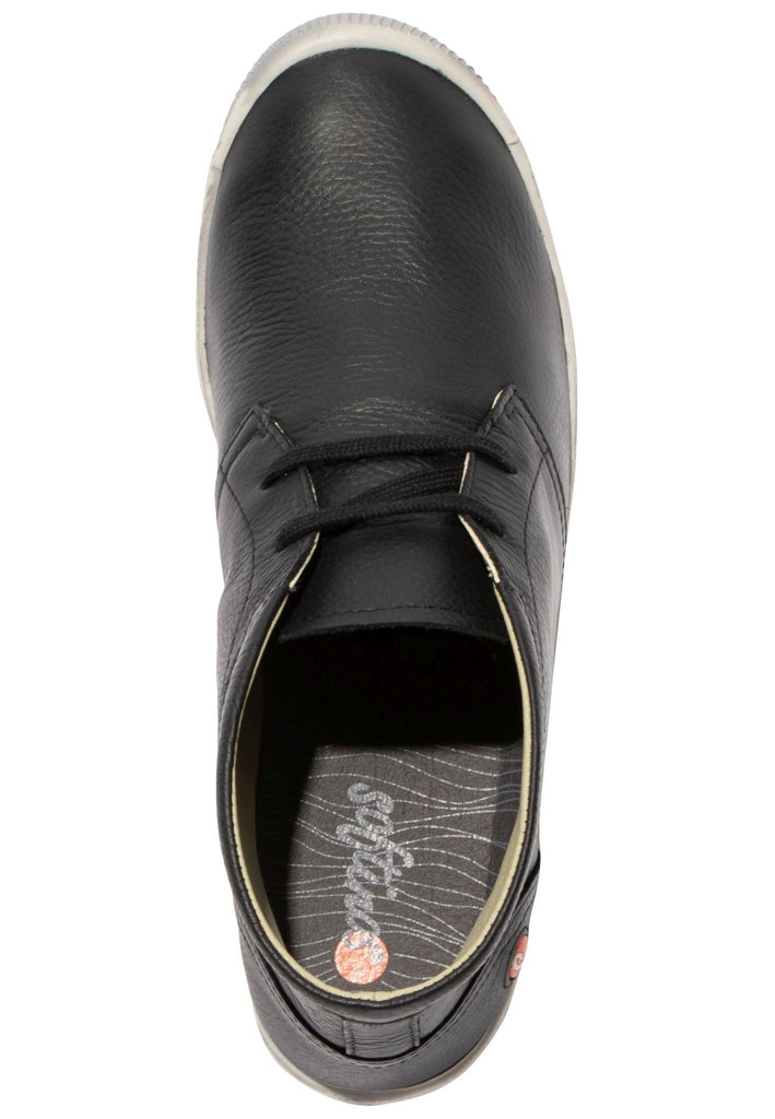softinos Sneaker Leder Schwarz