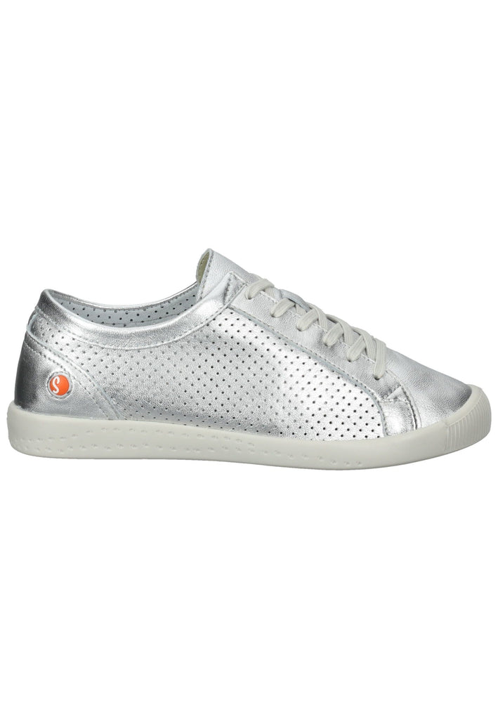 softinos Sneaker Leder Silber
