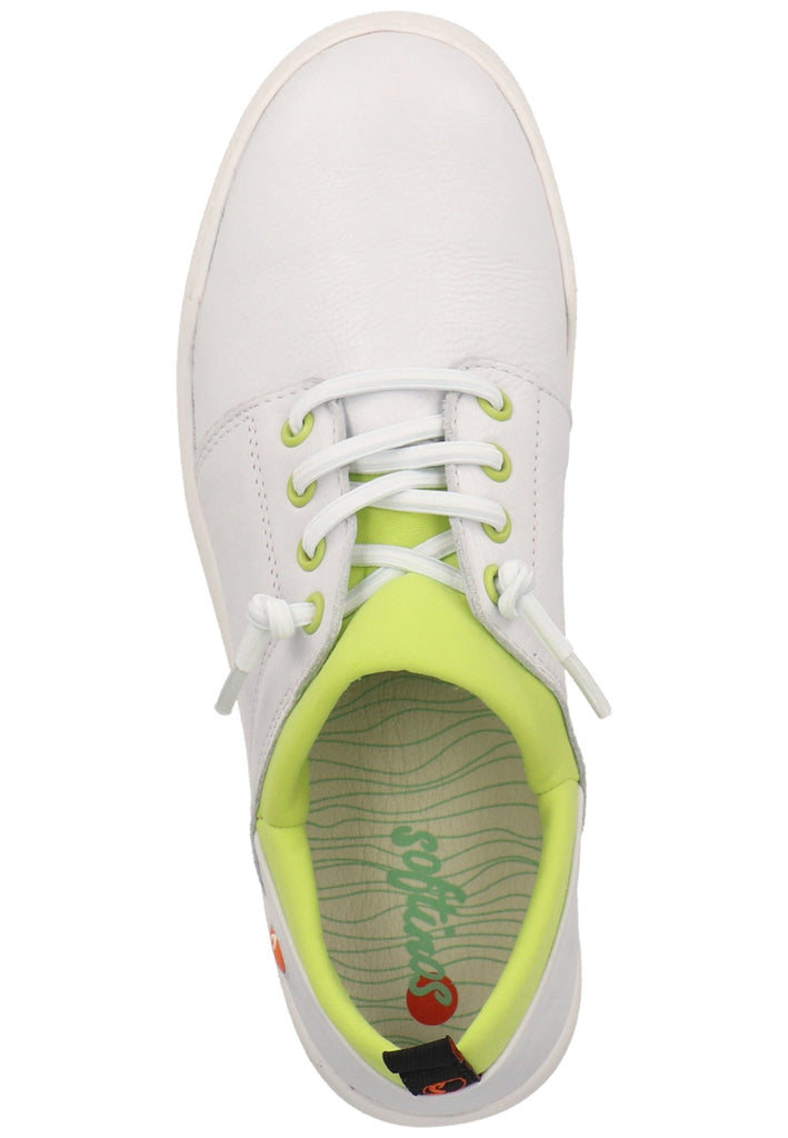 softinos Sneaker Leder/Textil Weiß