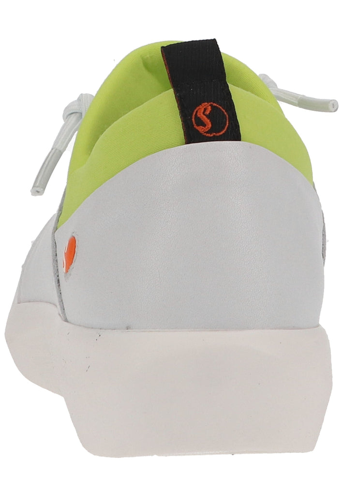 softinos Sneaker Leder/Textil Weiß