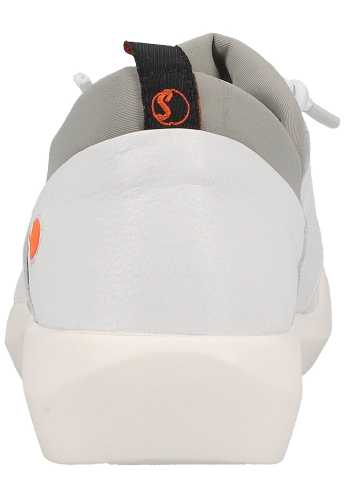 softinos Sneaker Leder/Textil Weiß/Grau