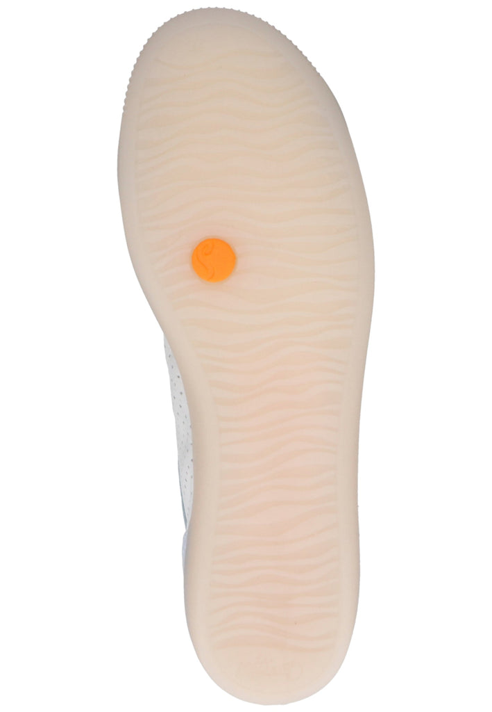 softinos Sneaker Leder Weiß/Blau