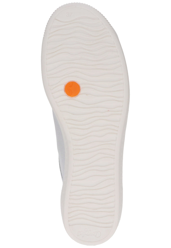 softinos Sneaker Leder Weiß/Gelb