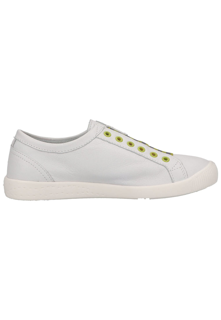 softinos Sneaker Leder Weiß/Gelb
