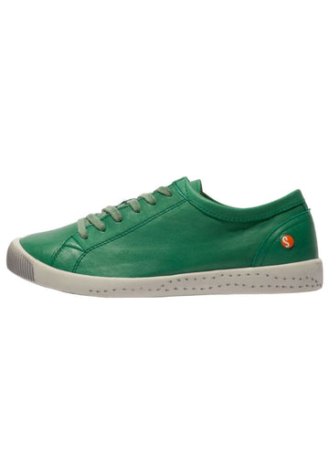 Sneaker softinos Sneaker Leder Grün/Kombi