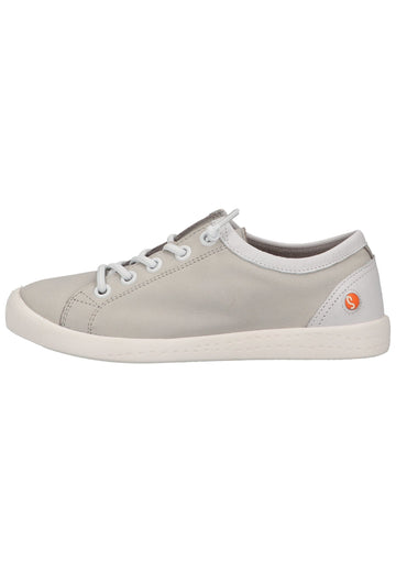 Sneaker softinos Sneaker Leder Hellgrau/Weiß