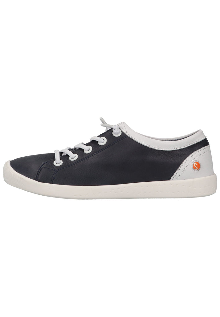 Sneaker softinos Sneaker Leder Navy/Weiß