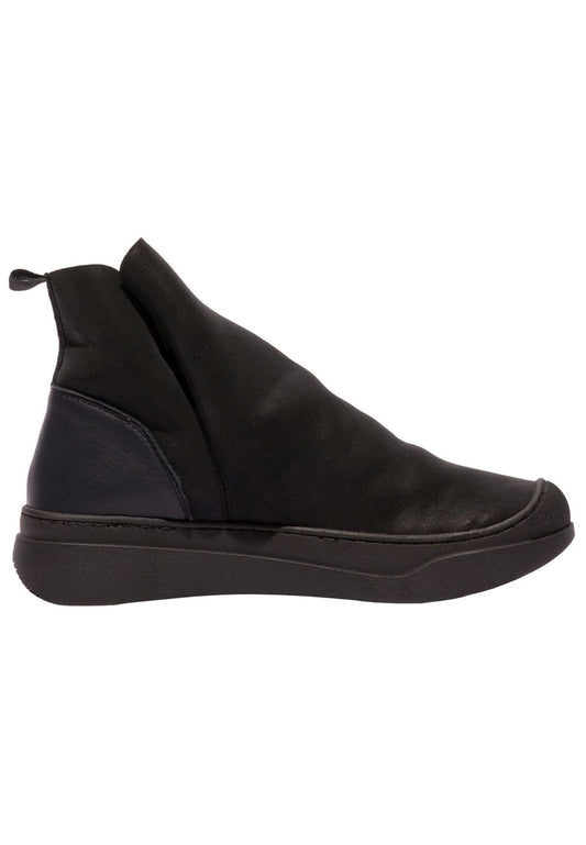 softinos Sneaker Textil Schwarz Warmfutter