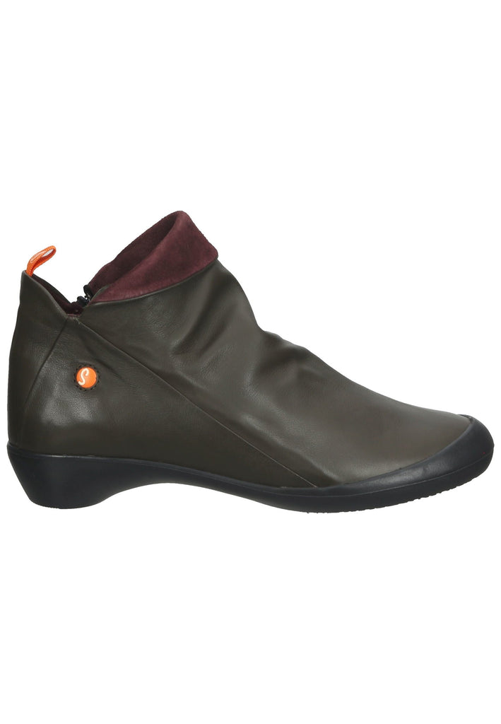softinos Stiefelette Leder Army