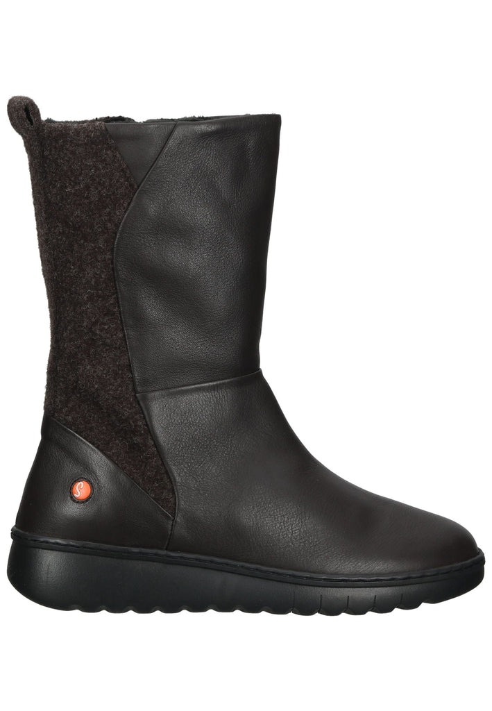 softinos Stiefelette Leder Braun