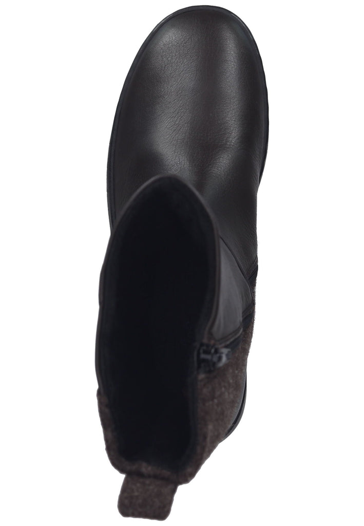 softinos Stiefelette Leder Braun