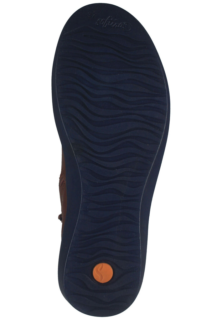 softinos Stiefelette Leder Cognac Warmfutter