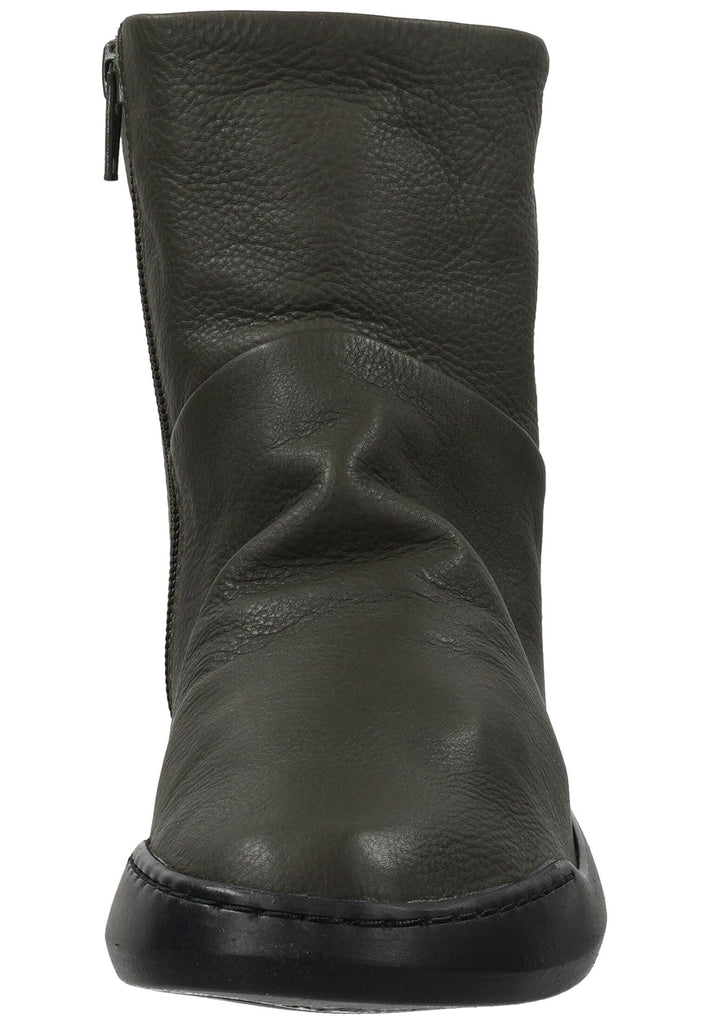 softinos Stiefelette Leder Military Warmfutter