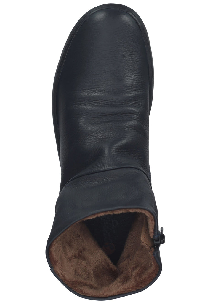 softinos Stiefelette Leder Navy