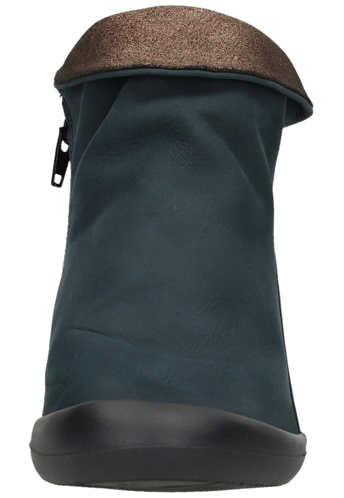 softinos Stiefelette Leder Navy