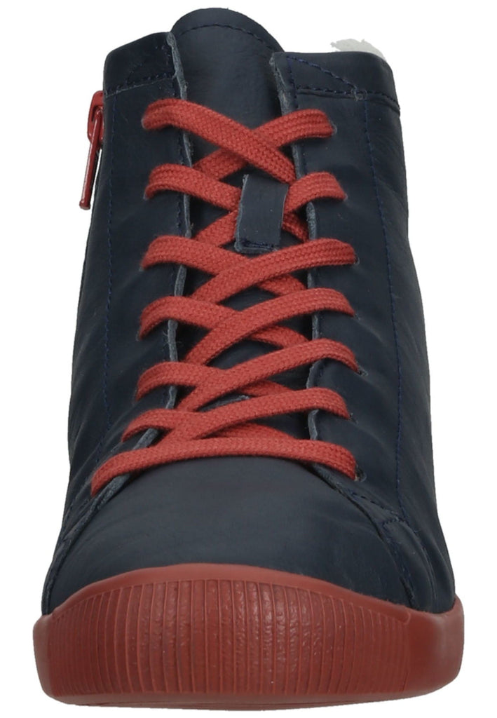 softinos Stiefelette Leder Navy Warmfutter