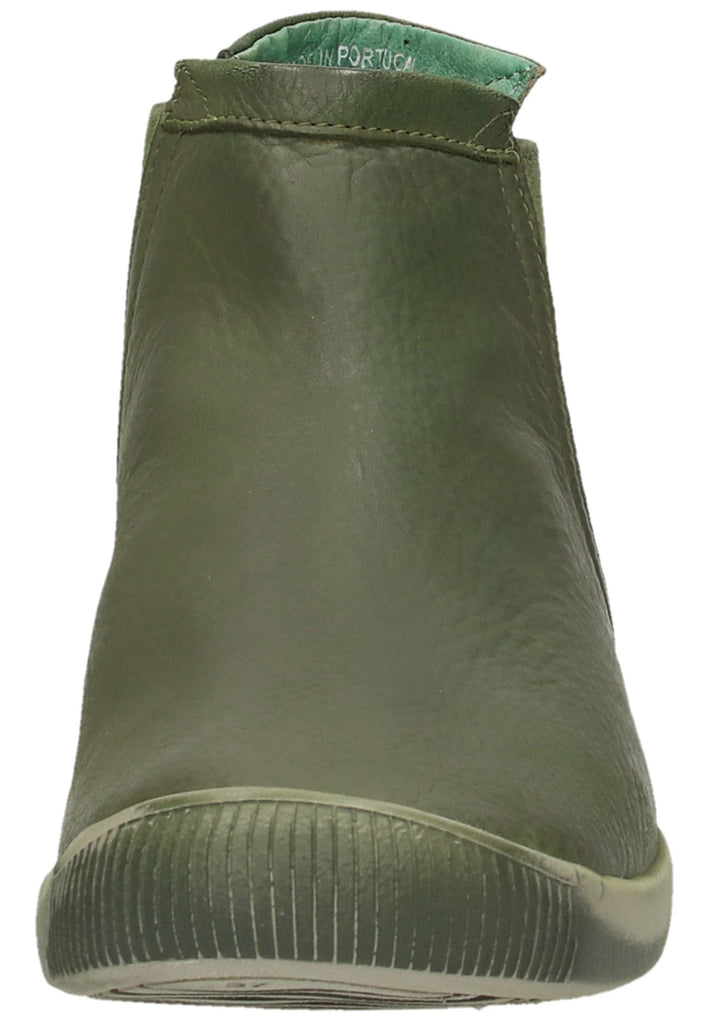 softinos Stiefelette Leder Oliv