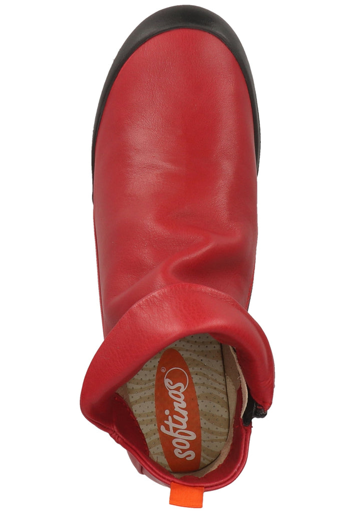 softinos Stiefelette Leder Red