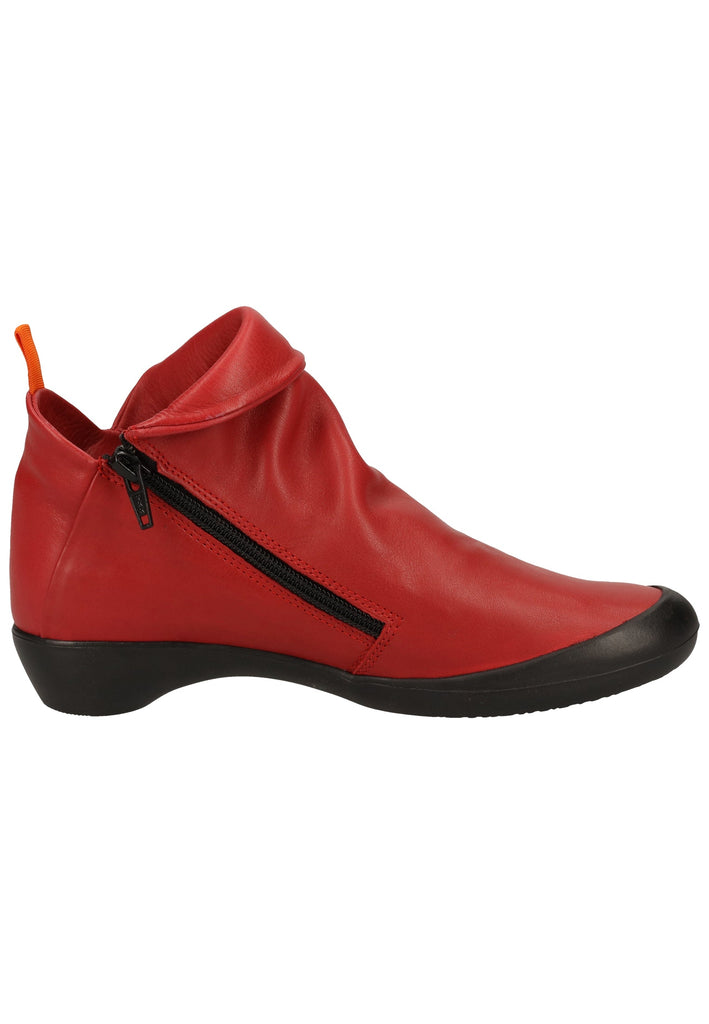 softinos Stiefelette Leder Red