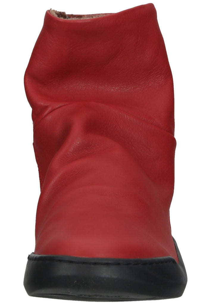 softinos Stiefelette Leder Rot