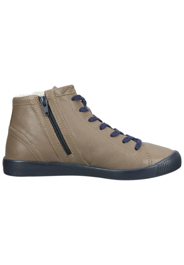 softinos Stiefelette Leder Schlamm Warmfutter