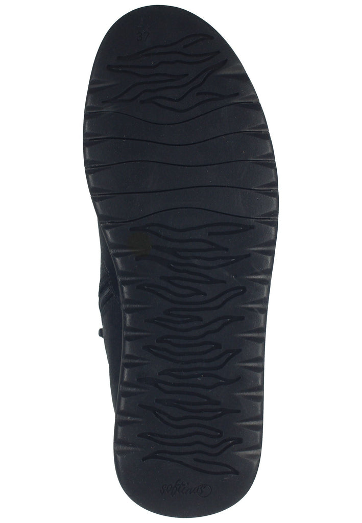 softinos Stiefelette Leder Schwarz