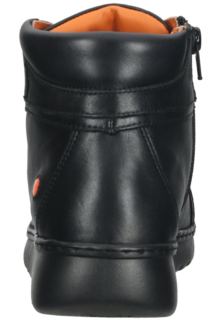 softinos Stiefelette Leder Schwarz