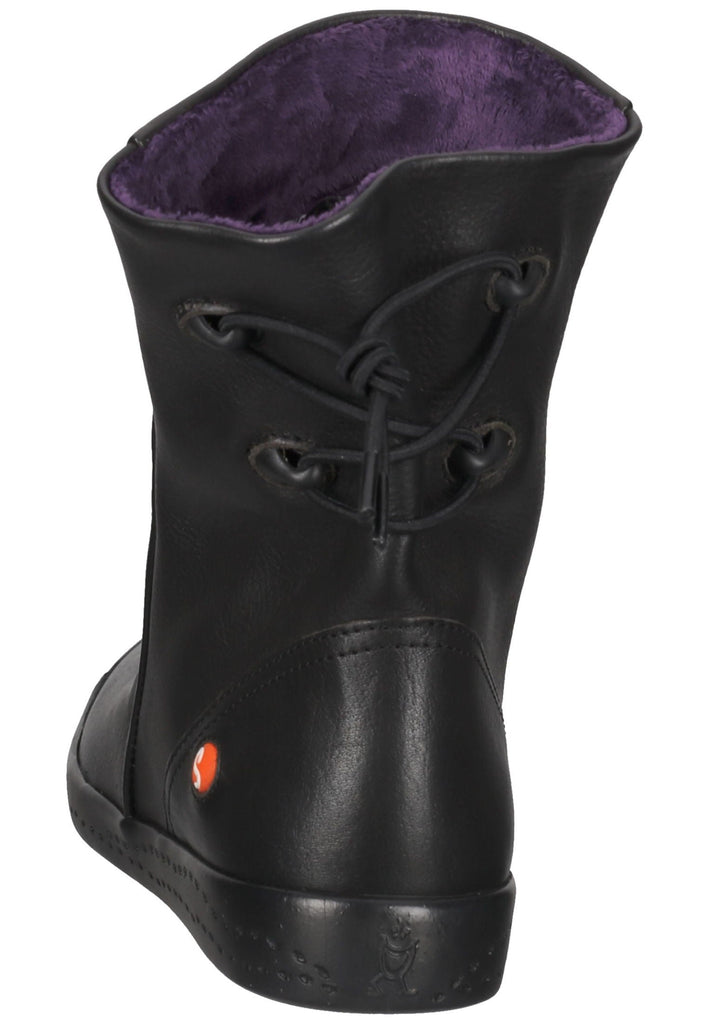 softinos Stiefelette Leder Schwarz