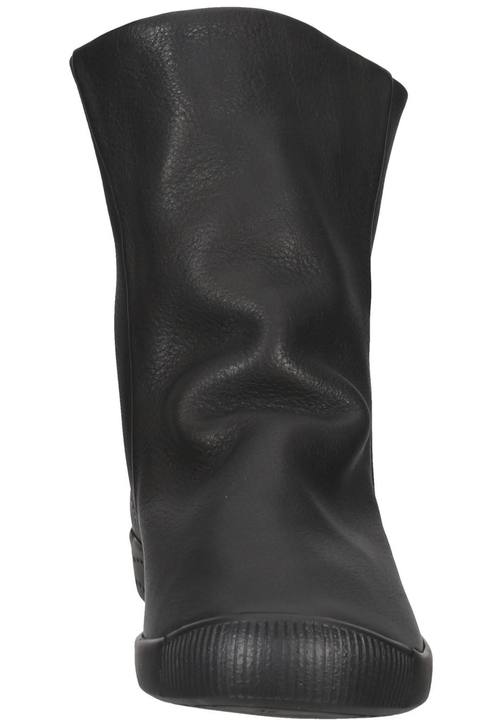 softinos Stiefelette Leder Schwarz