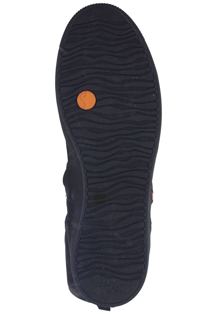 softinos Stiefelette Leder Schwarz