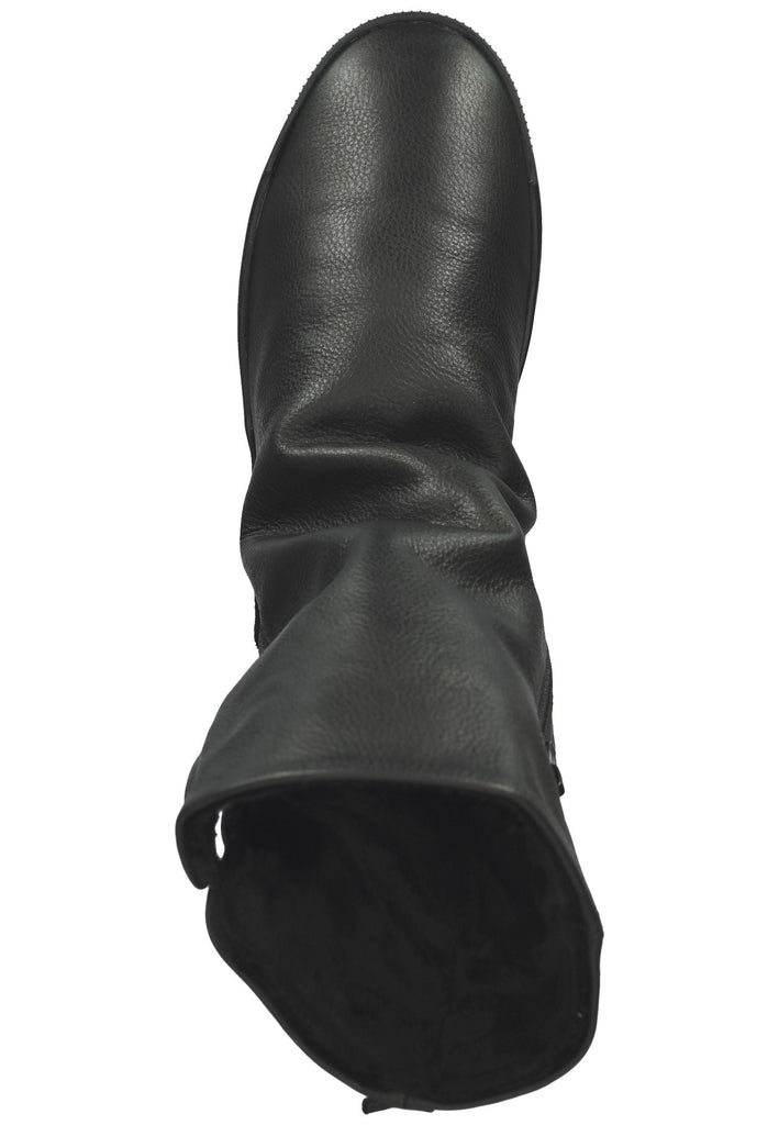 softinos Stiefelette Leder Schwarz