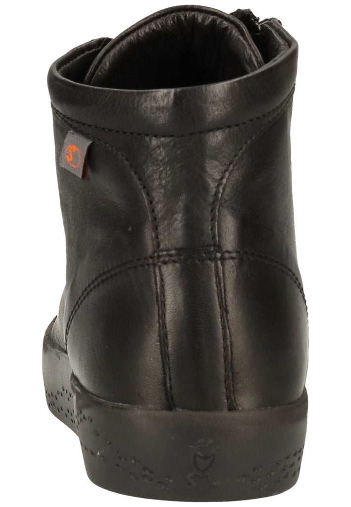 softinos Stiefelette Leder Schwarz
