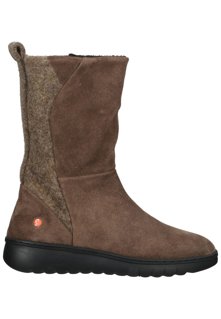 softinos Stiefelette Leder Taupe