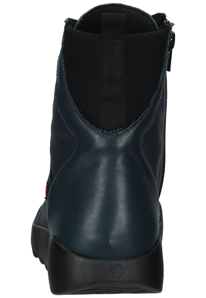 softinos Stiefelette Leder/Textil Denim