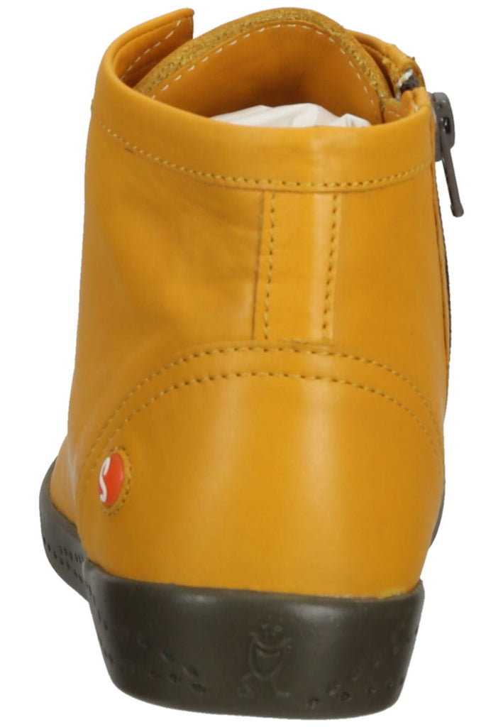 softinos Stiefelette Leder/Textil Gelb