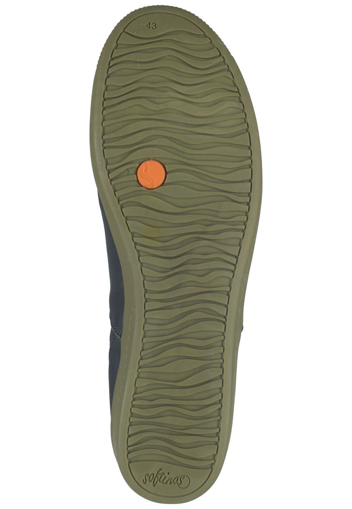 softinos Stiefelette Leder/Textil Grau