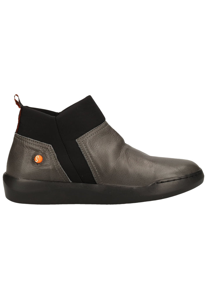 softinos Stiefelette Leder/Textil Grey