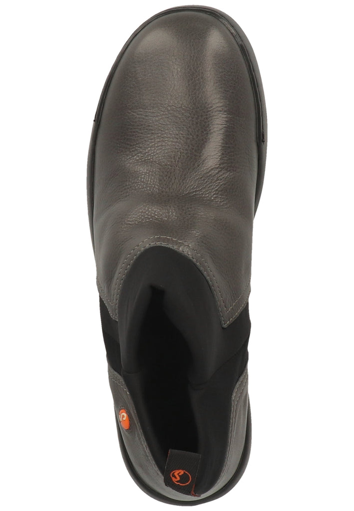 softinos Stiefelette Leder/Textil Grey